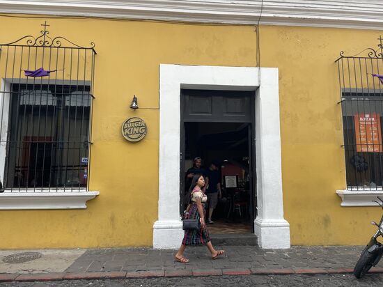 Auch Burger King ist völlig unauffällig