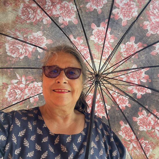 Der Schirm der Teeplantage.