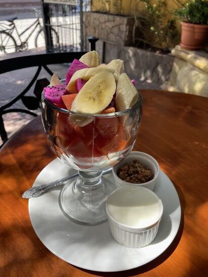 ein gesundes Frühstück im Los Volcanes