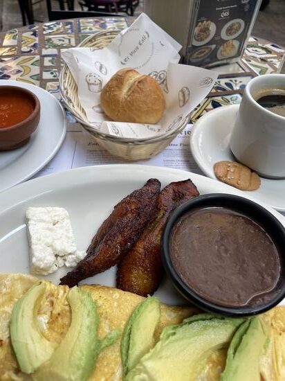 Frühstück heute mal im Viejo Cafe