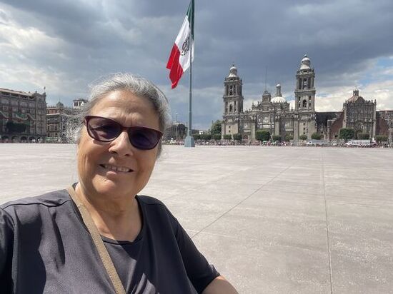 Auf dem Zocola von Mexiko-City