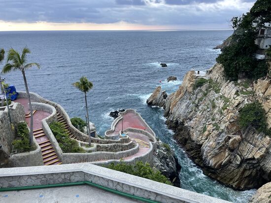 Blick vom Restaurant