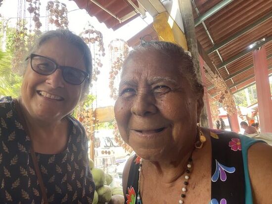 eine sympatische Begegnung mit Berta.