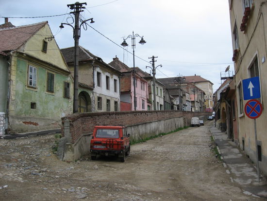 Nebenstrasse in Sibiu