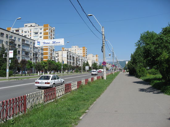 Hauptstrasse in Baia Mare
