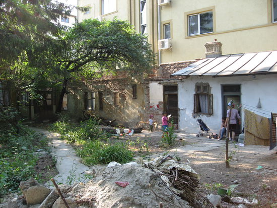 Hinterhof in Bukarest