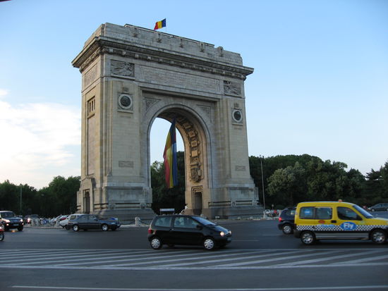 Der Arc de Triumph in Bukarest