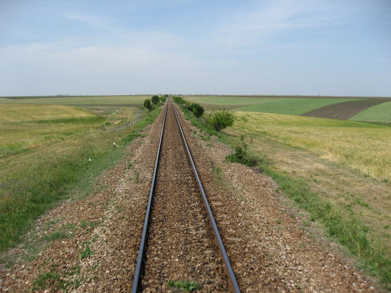 Los geht's. Tchuess Rumaenien.