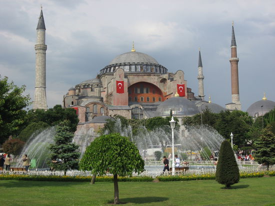 Aussicht auf die Hagia Sofia
