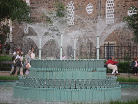 Hmmm, 'n Springbrunnen