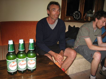 Bulgarisches Bier und meine Begleiter