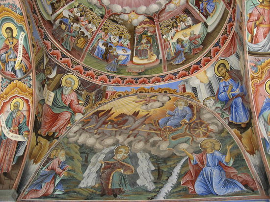 Fresken vom Rila Kloster