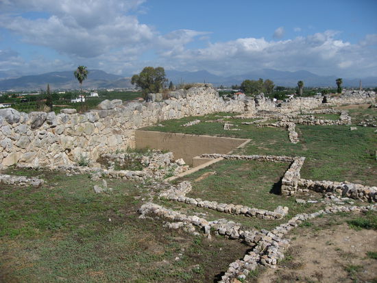 Im Innnern der Festung von Tiryns