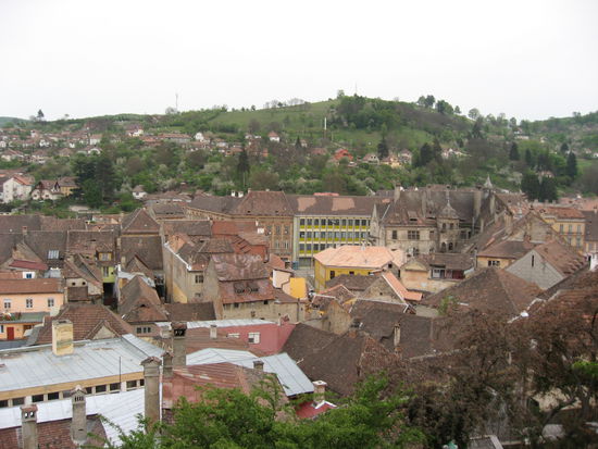 Blick ueber Sighisoara