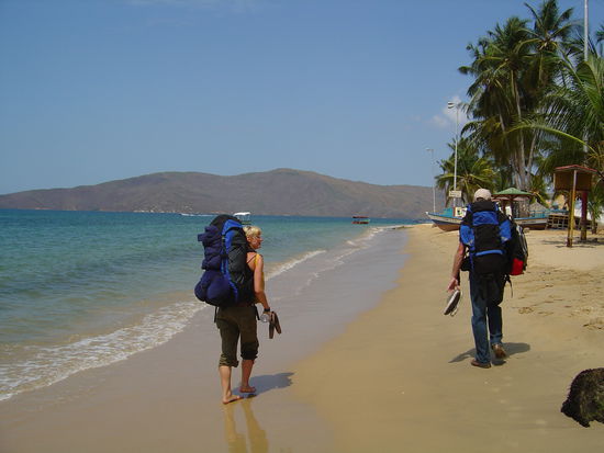 Tine auf den Weg zur Posada in Santa Fé