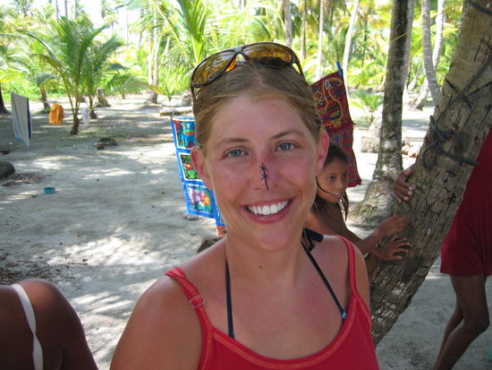 Ich mit Kuna Make-up