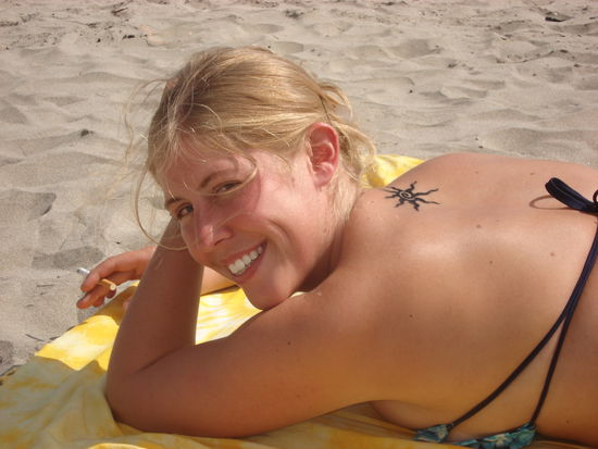 ...und wieder einmal ein bisschen braun werden!