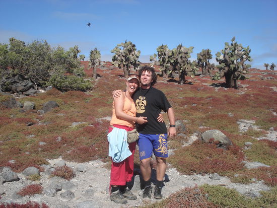 Auf der Insel Plaza oder Santa Fe... da gab es einfach zu viele Inseln am ersten Tag!