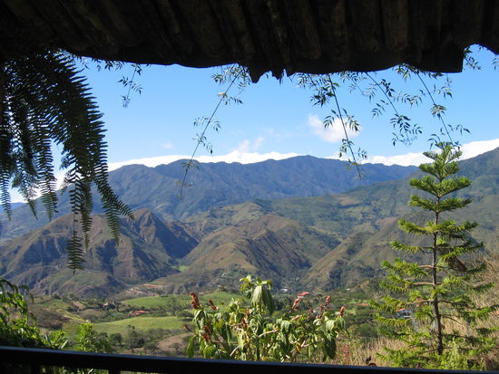 Vilcabamba - die Aussicht vom Hostel aus