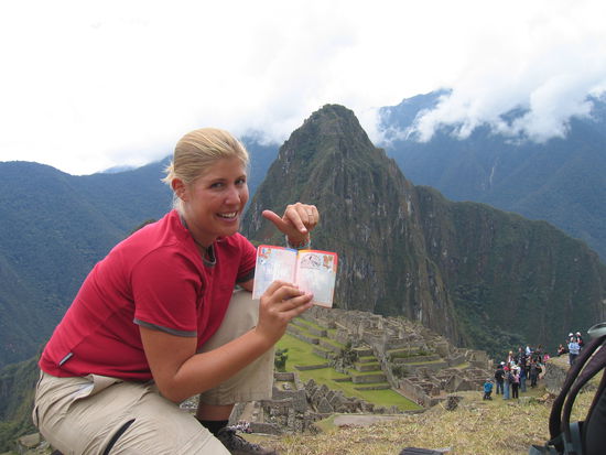 Pass inkl. Machu Picchu-Stempel - WOW!