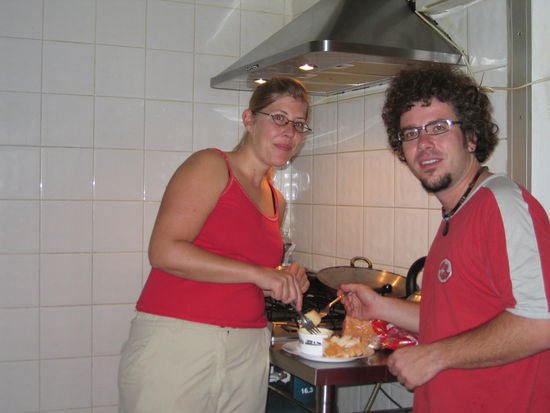 Danis Geburtstag feierten wir mit Kaesefondue und Roesti