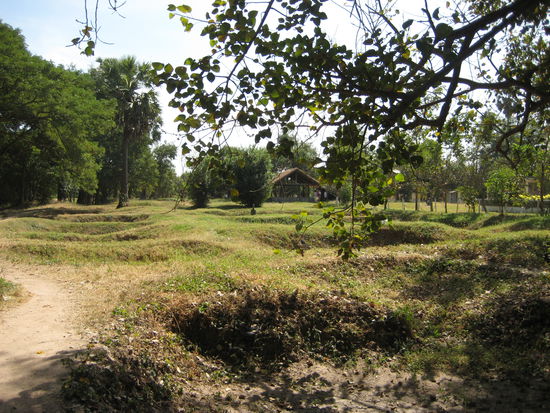 nur wenige der bereits ausgegrabenen Massengraeber...