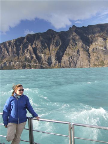 Los geht´s...auf dem Lago Argentino