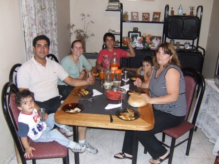 v.l.n.r. Anival(2), Gustavo, ich, Franco(12), Ignazio(5) und Liliana