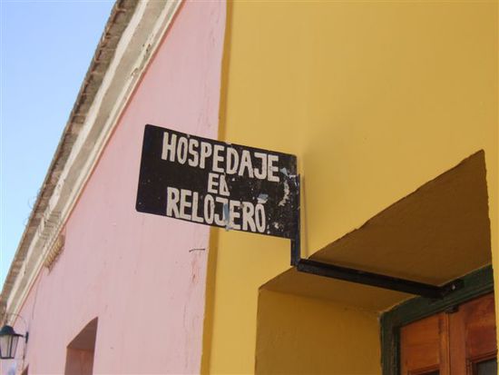 Unsere bescheidene Unterkunft in Humahuaca