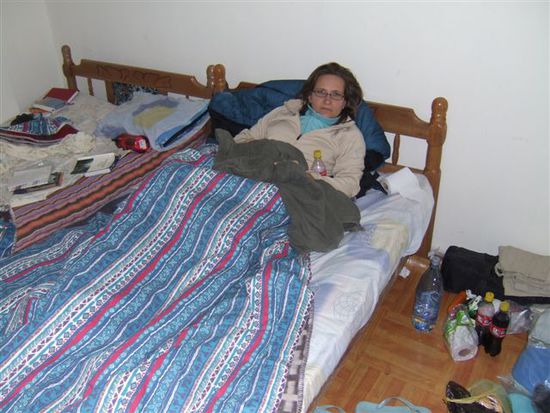 Diesmal hat es mich erwischt! Vielleicht war es der Coconutcocktail in Rurrenabaque oder es ist einfach nur ein Darmvirus, den ich mir eingefangen habe, auf jeden Fall liege ich erst einmal fuer 2-3Tage flach