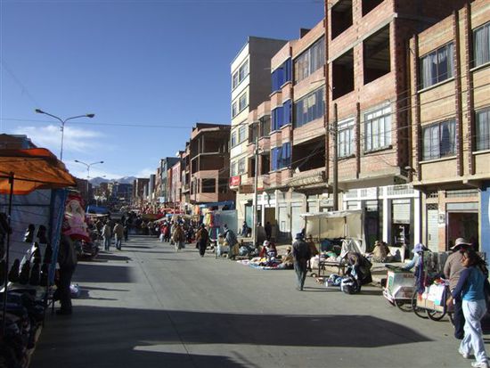 Es ist Donnerstag und somit grosser Markttag in El Alto