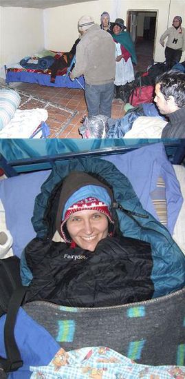 ...ein Hoch auf "Lipez Tour", denn keine andere Gruppe wurde mit solch einem Luxusgut ausgestattet !