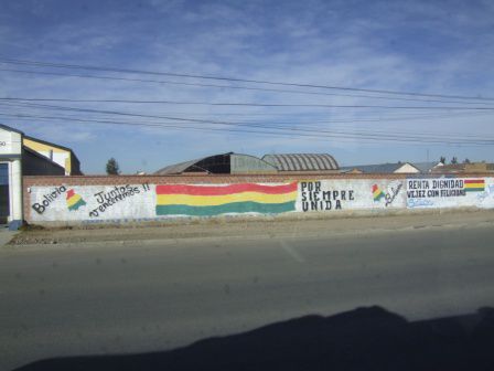 "Bolivien, fuer immer vereint"