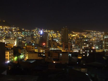 Unser Ausblick aus dem Milton bei Nacht