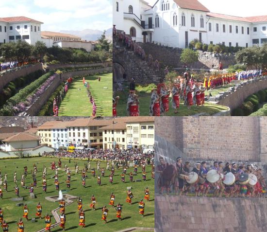 Das Fest beginnt im Qoricancha, dem Sonnentempel