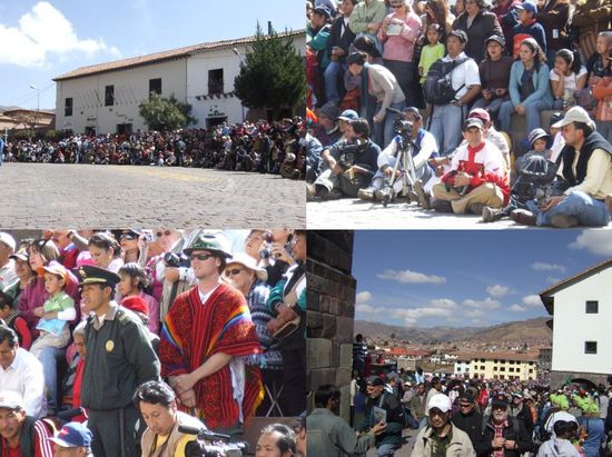 Das bunte Spektakel wollen offensichtlich nicht nur wir sehen!