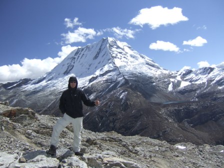 Fred vor dem Ocshapalca 5888m