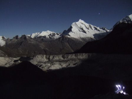 Rueckblick in die gequerte Gletschermoraene