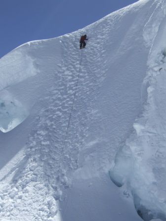 ...die letzte steile Passage vor dem Gipfel!
