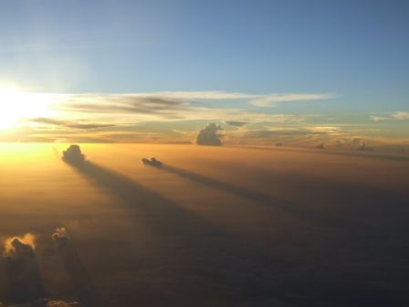...dann noch so ein Sonnenuntergang....