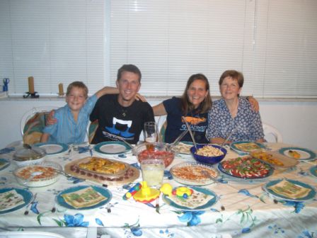So haben wir uns den Empfang zu Hause vorgestellt! LECKER!!!