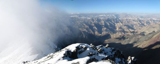 Blick in Richtung Zanskar Range