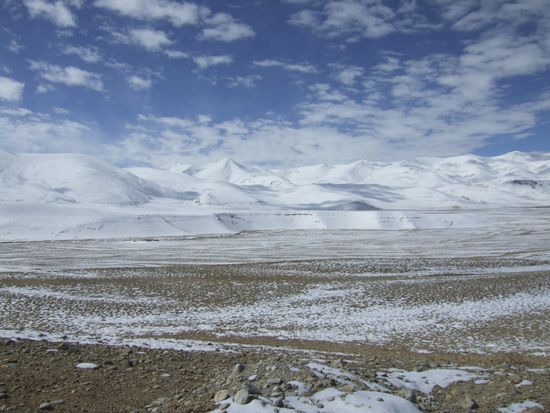 ...wirklich die gesamte Fahrt ueber!