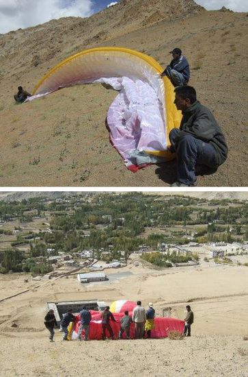 Die Einheimischen sind euphorisch und helfen Alexis mit Stolz, wo sie nur koennen