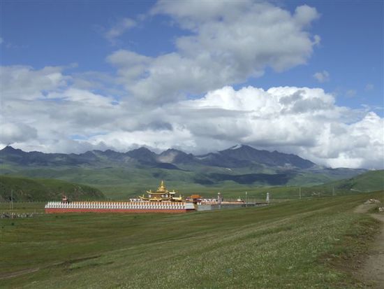 Das Tagong Grasland - auf einem 3700m hohen Plateau