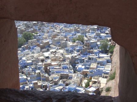 JODHPUR wird auch 'DIE BLAUE STADT' genannt...