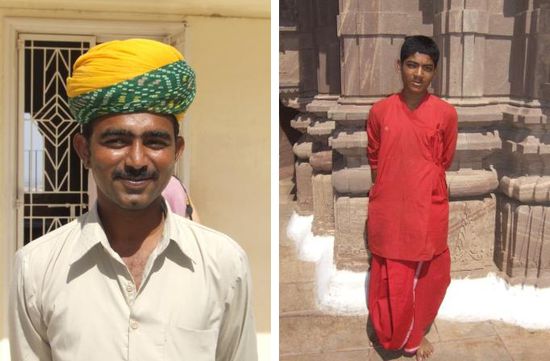 Von all den traditionell gekleideten....