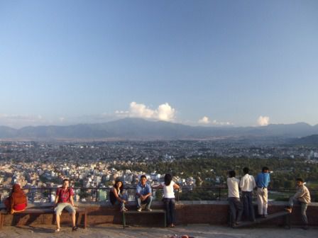 Blick ueber Kathmandu