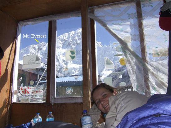 Blick aus unserem Zimmer