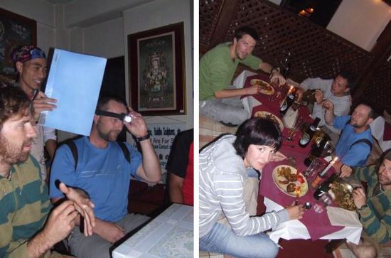 Zwei gemuetliche Abende mit Stromausfall, Livemusik und reichlich Bier haben wir gemeinsam verbracht - an dieser Stelle sei das Essen im 'Lotus' empfohlen!!